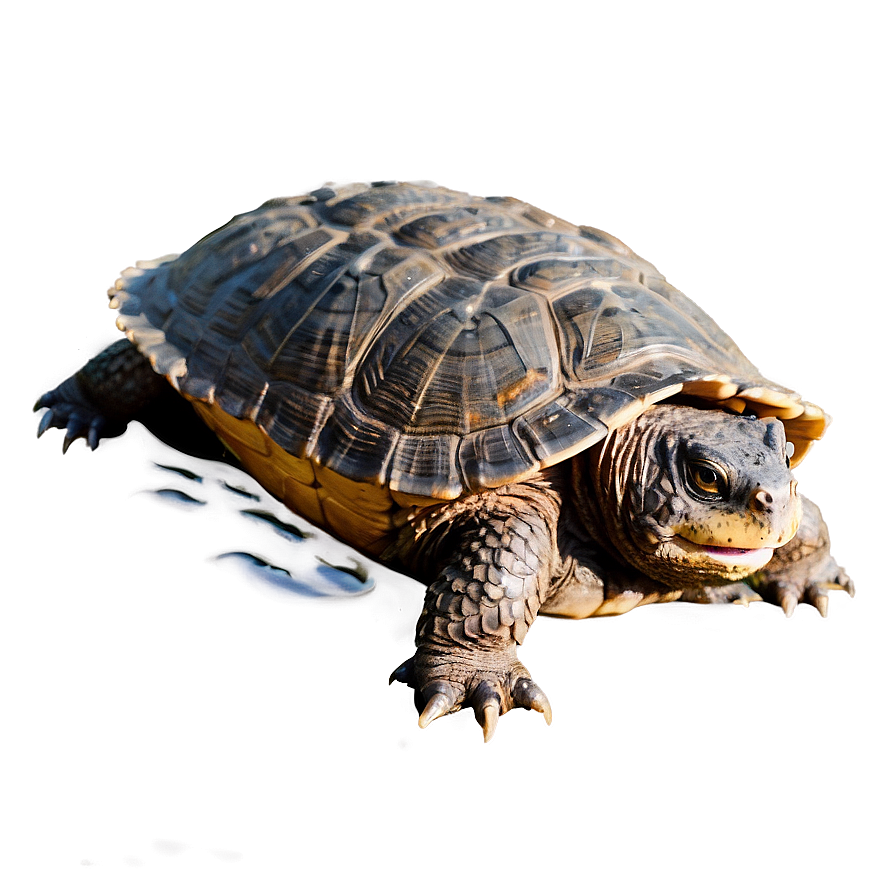 Snapping Turtle In Mud Png Nbi