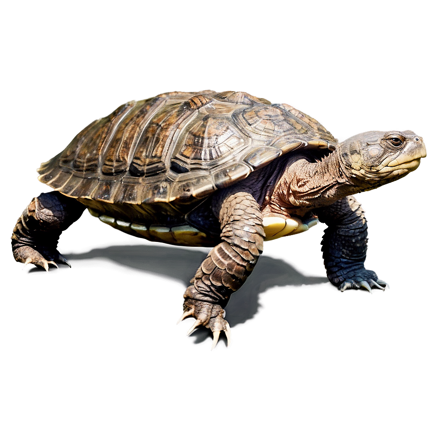 Snapping Turtle In Shallow Water Png 06252024