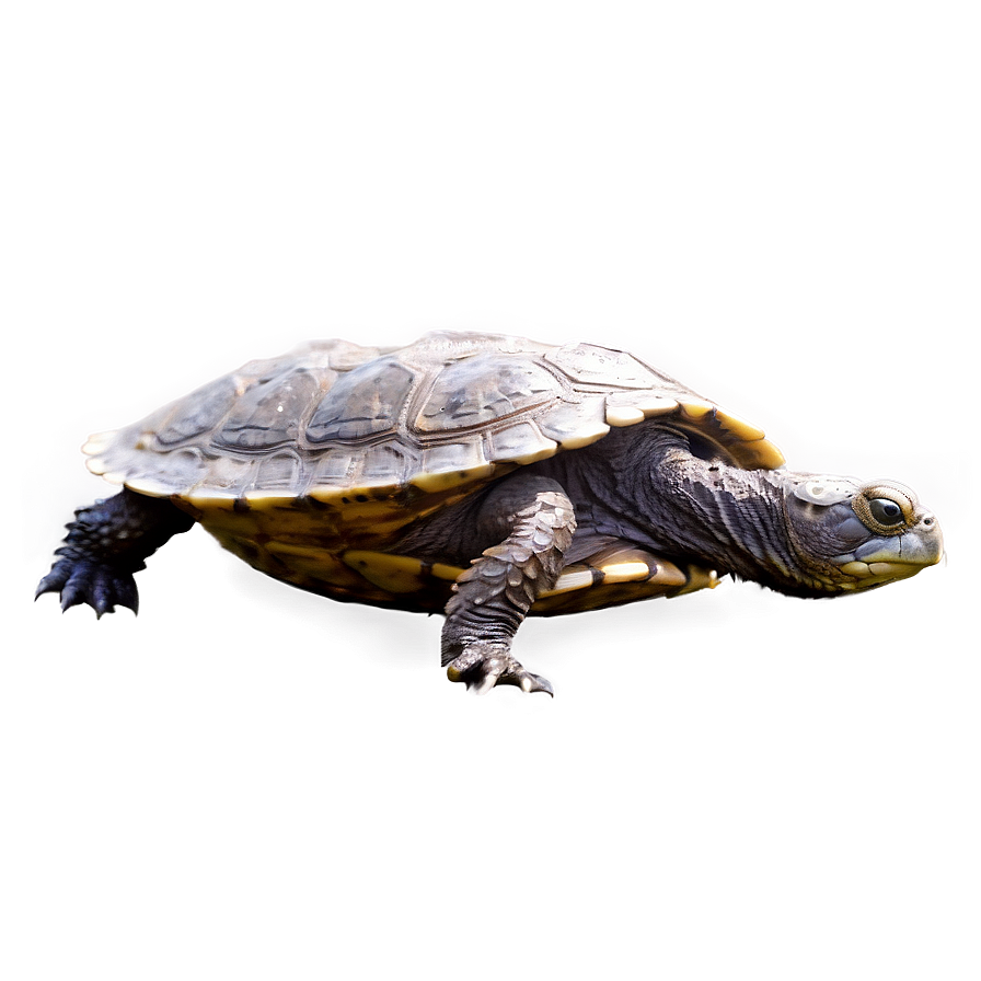 Snapping Turtle Swimming Side View Png Lky