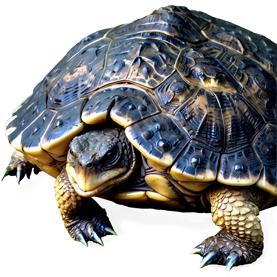 Snapping Turtle With Detailed Scales Png 80