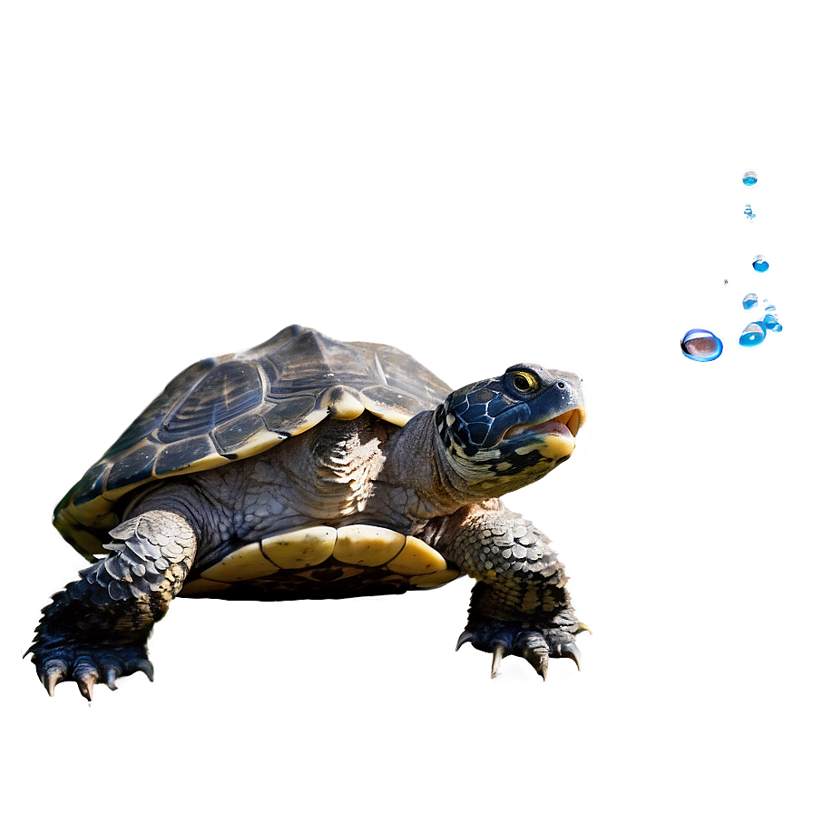 Snapping Turtle With Fish Png Vpt98