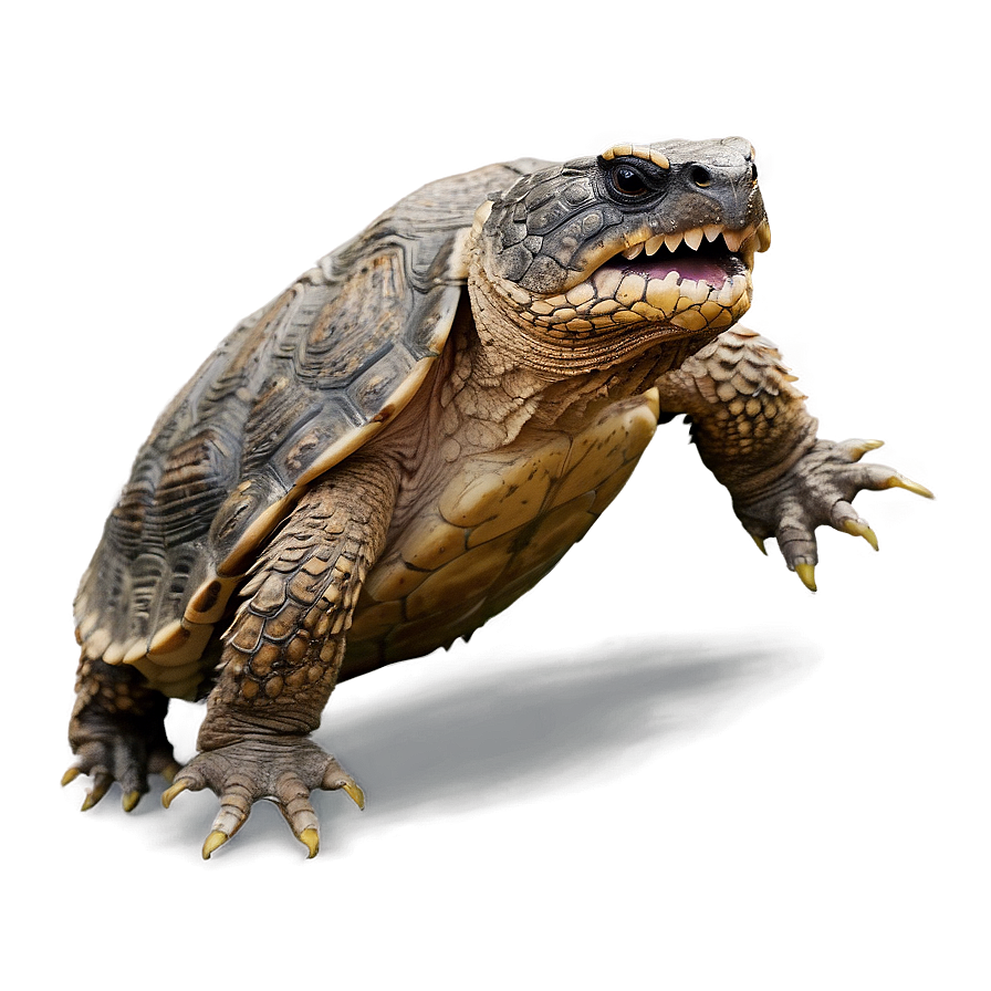 Snapping Turtle With Open Jaw Png 06252024