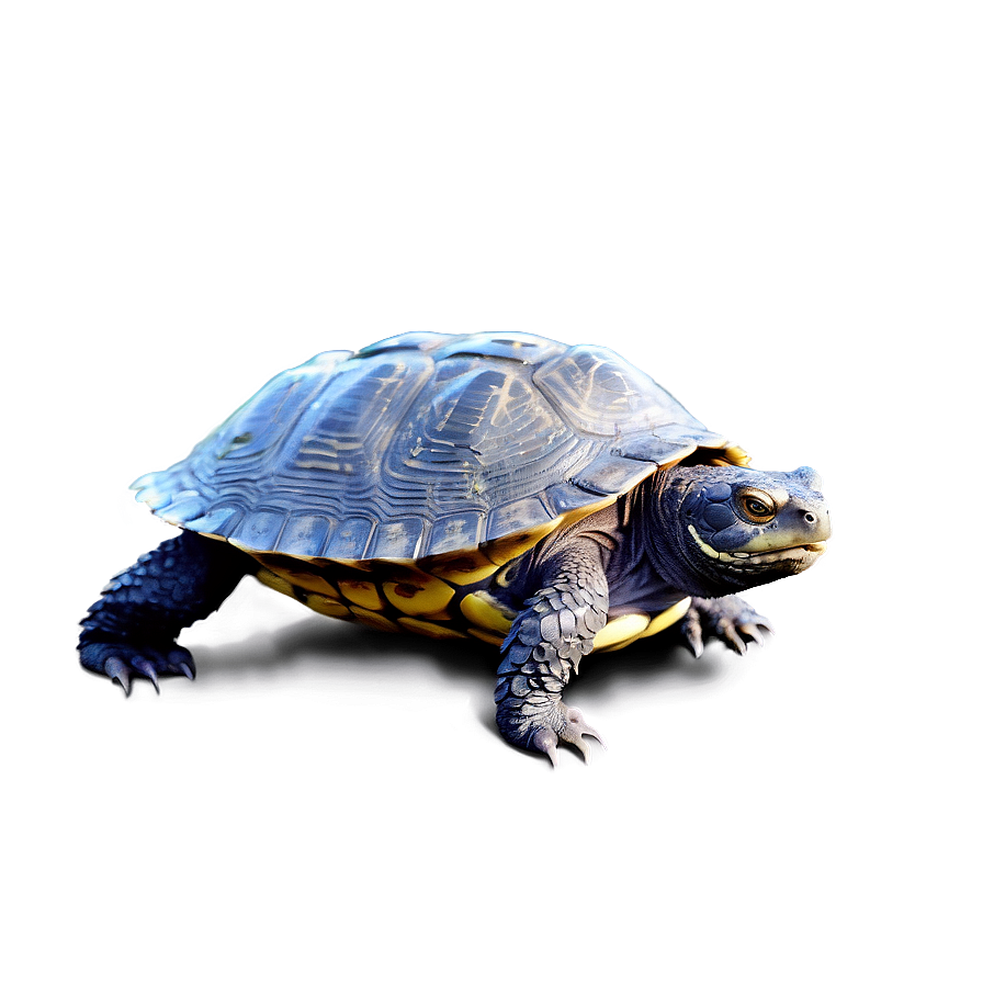 Snapping Turtle With Reflective Shell Png 40