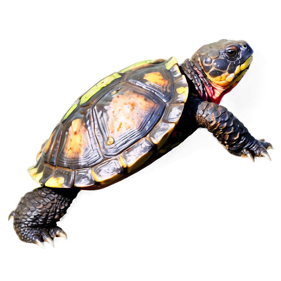 Snapping Turtle With Vibrant Colors Png Tfa42