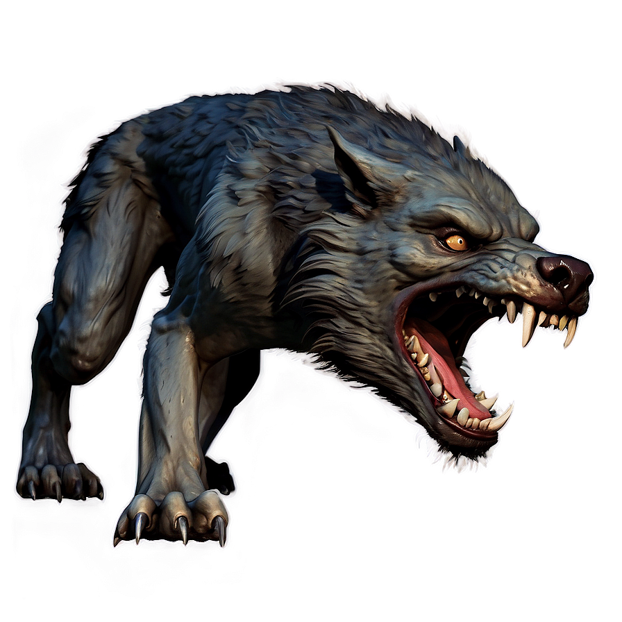 Snarling Werewolf Png Wxt54