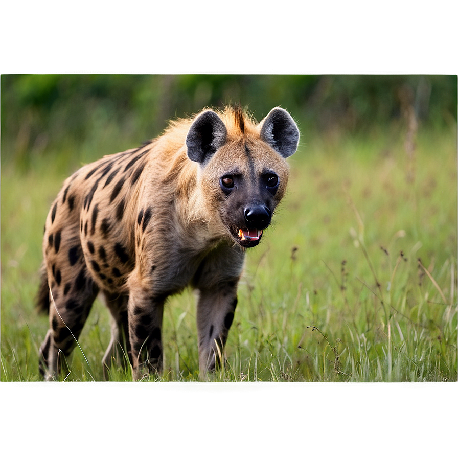 Sneaky Hyena Stalking Png Bsj48