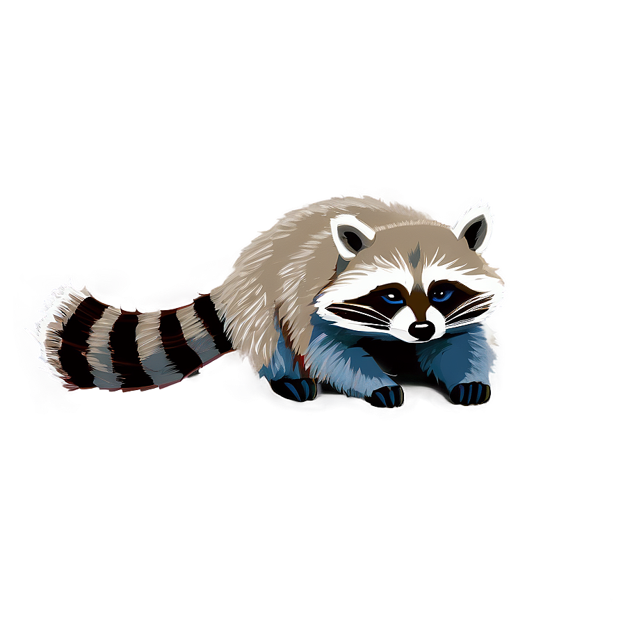 Sneaky Raccoon Scene Png Alv31