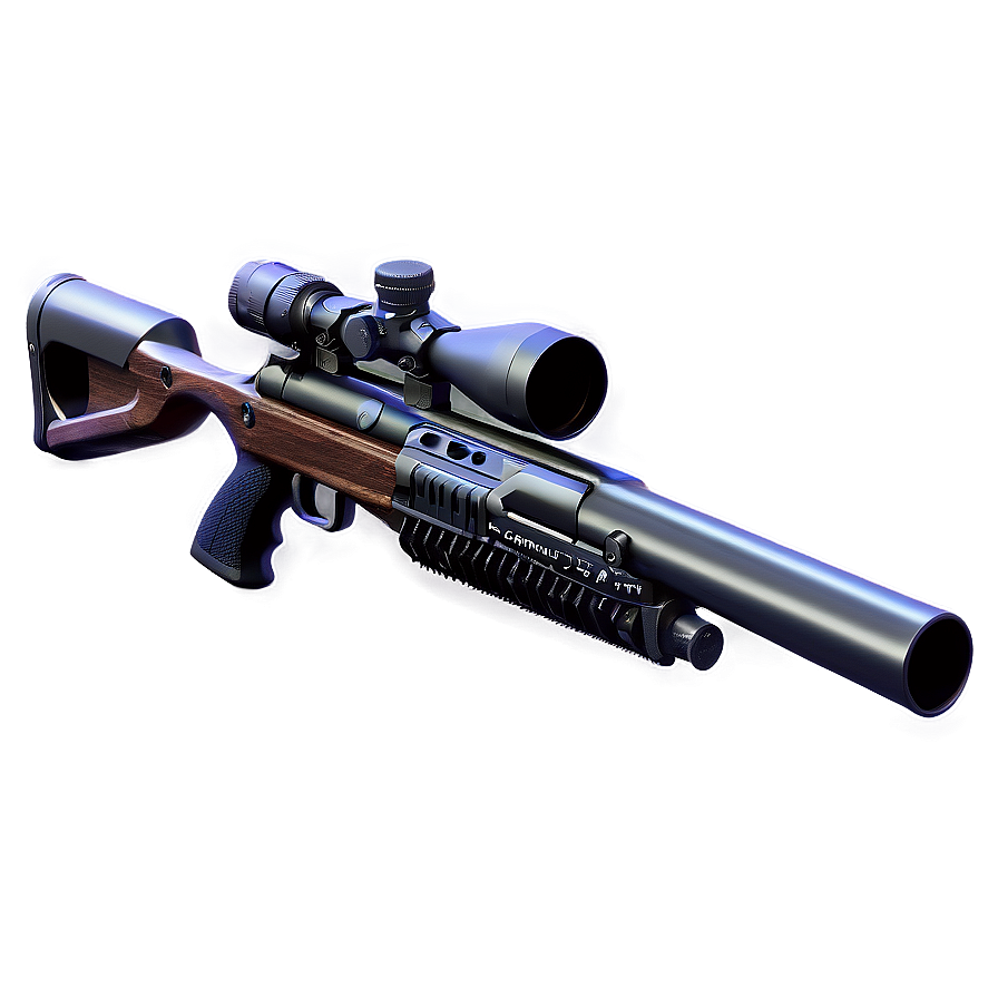 Sniper Rifle With Folding Stock Png 51