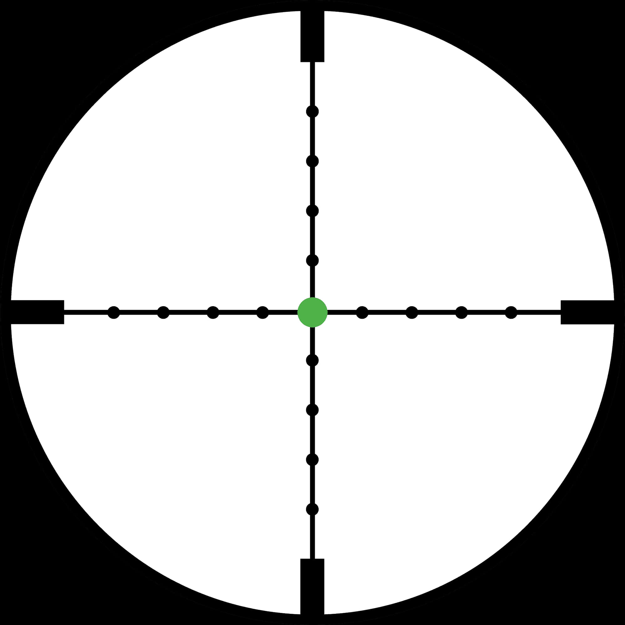 Sniper Scope Crosshair Graphic