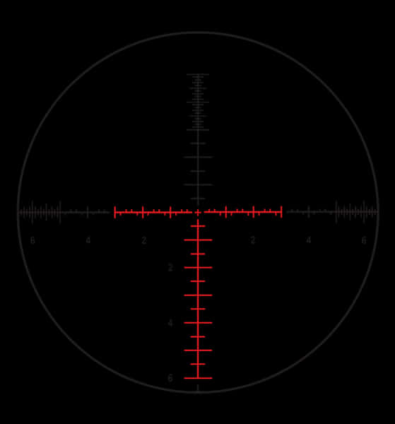 Sniper Scope Crosshair Red Reticle