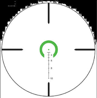 Sniper Scope Crosshair View