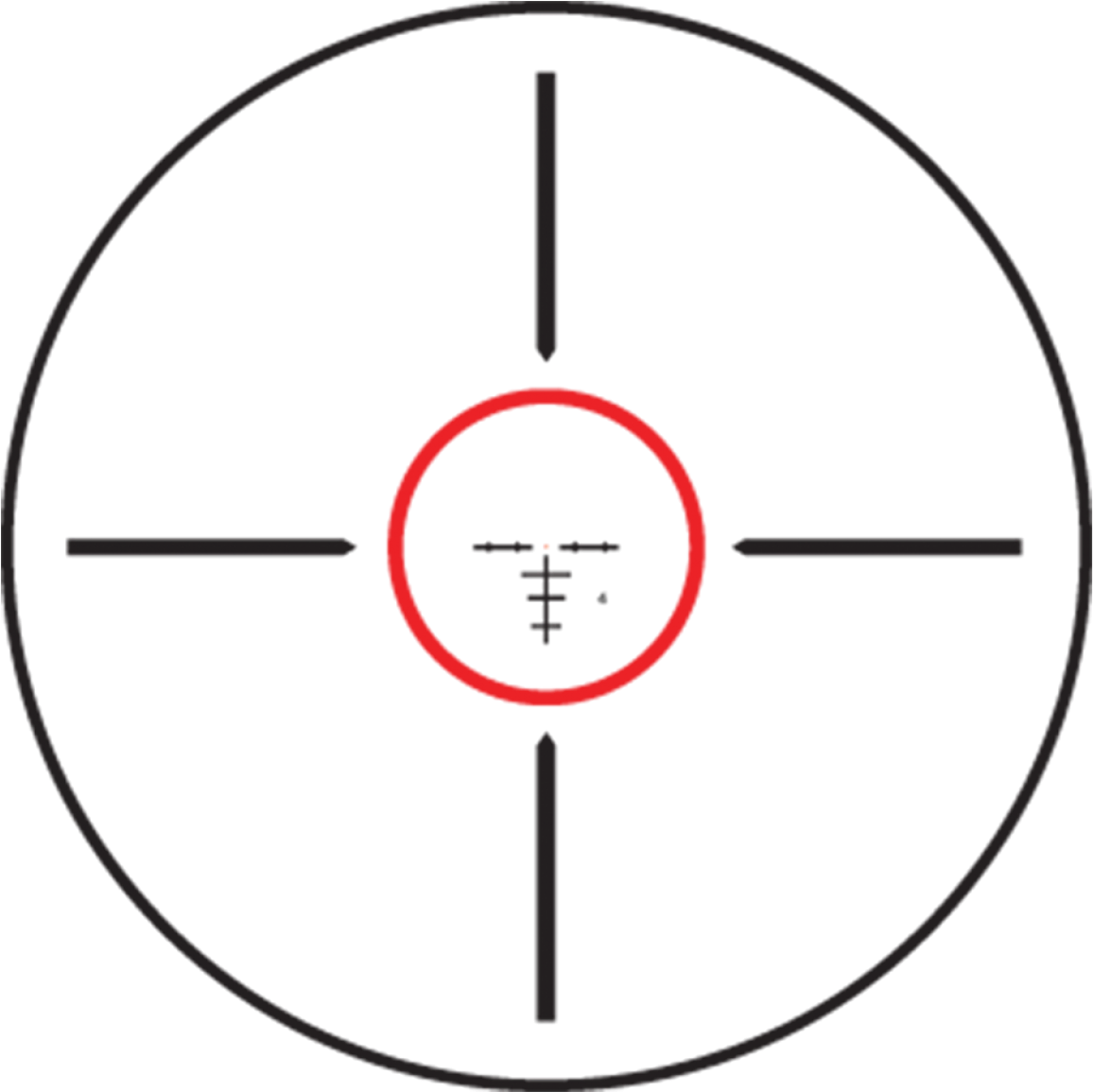 Sniper Scope Targeting Reticle