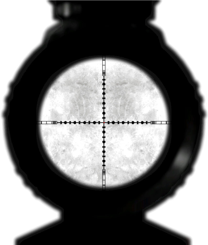 Sniper Scope View Silhouette