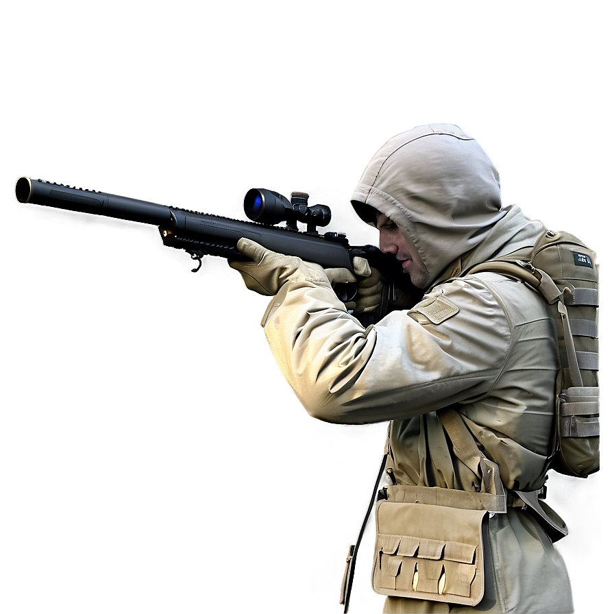 Sniper Shooting Stance Png 06112024