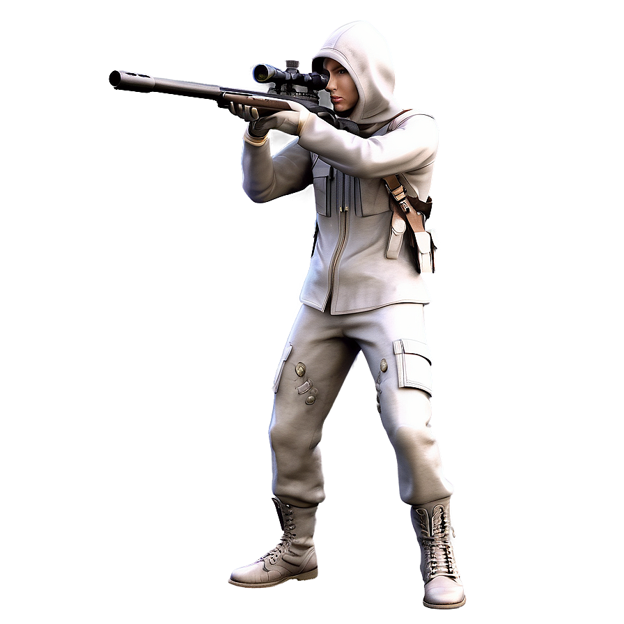 Sniper Shooting Stance Png 06112024