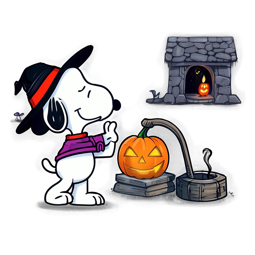 Snoopy Halloween Mystery Png 99