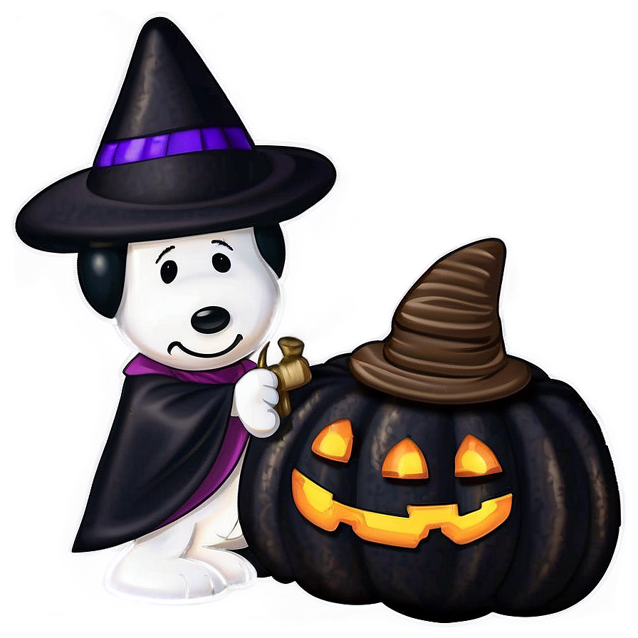 Snoopy Halloween Witchcraft Png Ufj