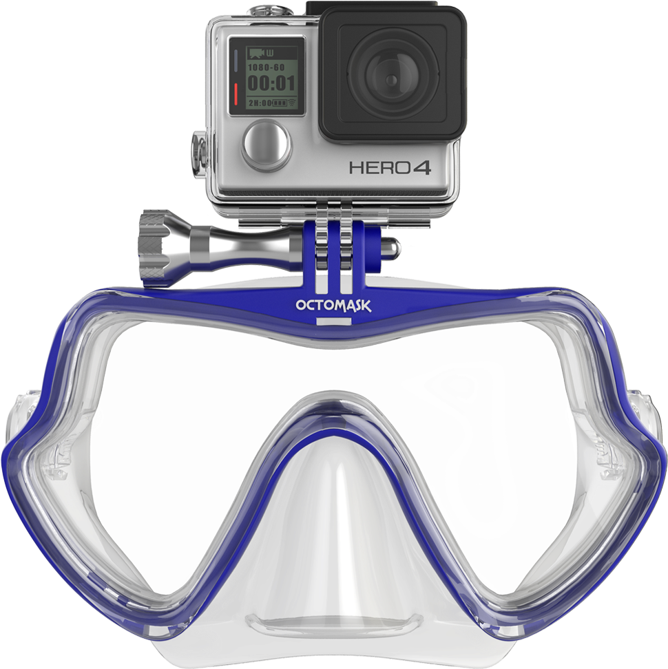 Snorkeling Maskwith Action Camera Mount