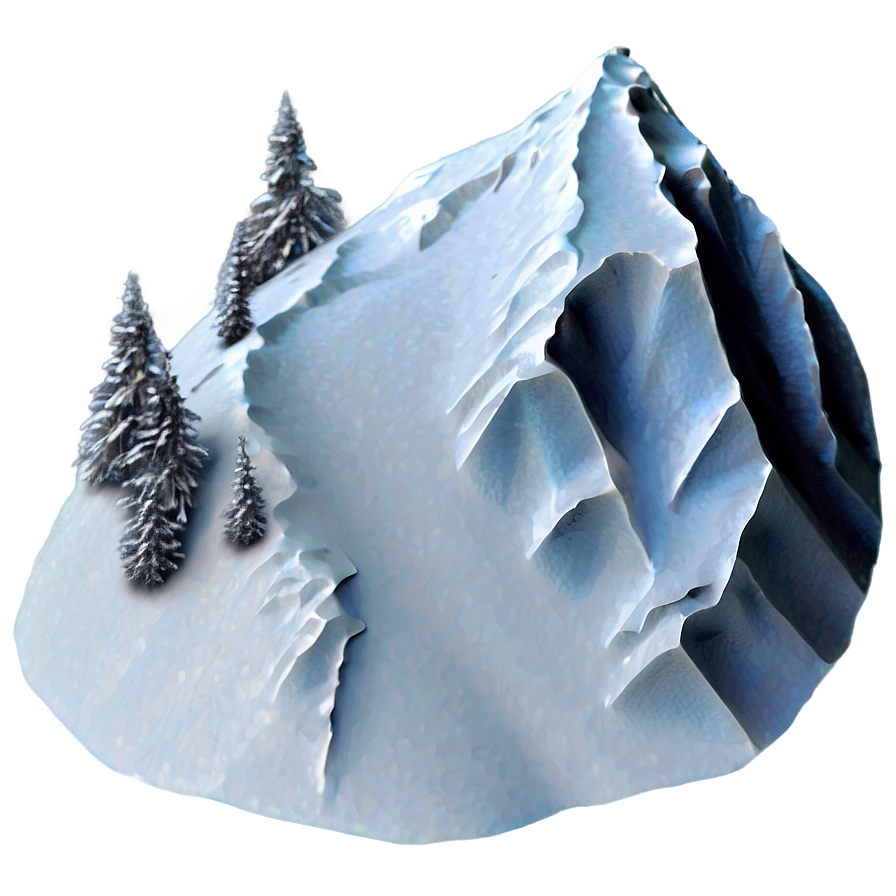 Snow Avalanche Mountain Png 04292024