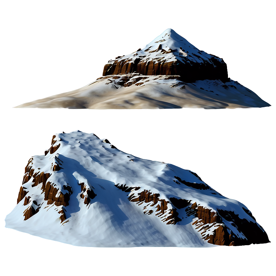 Snow-capped Mesa Png 54