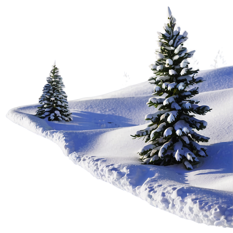 Snow Drift Trees Png 35