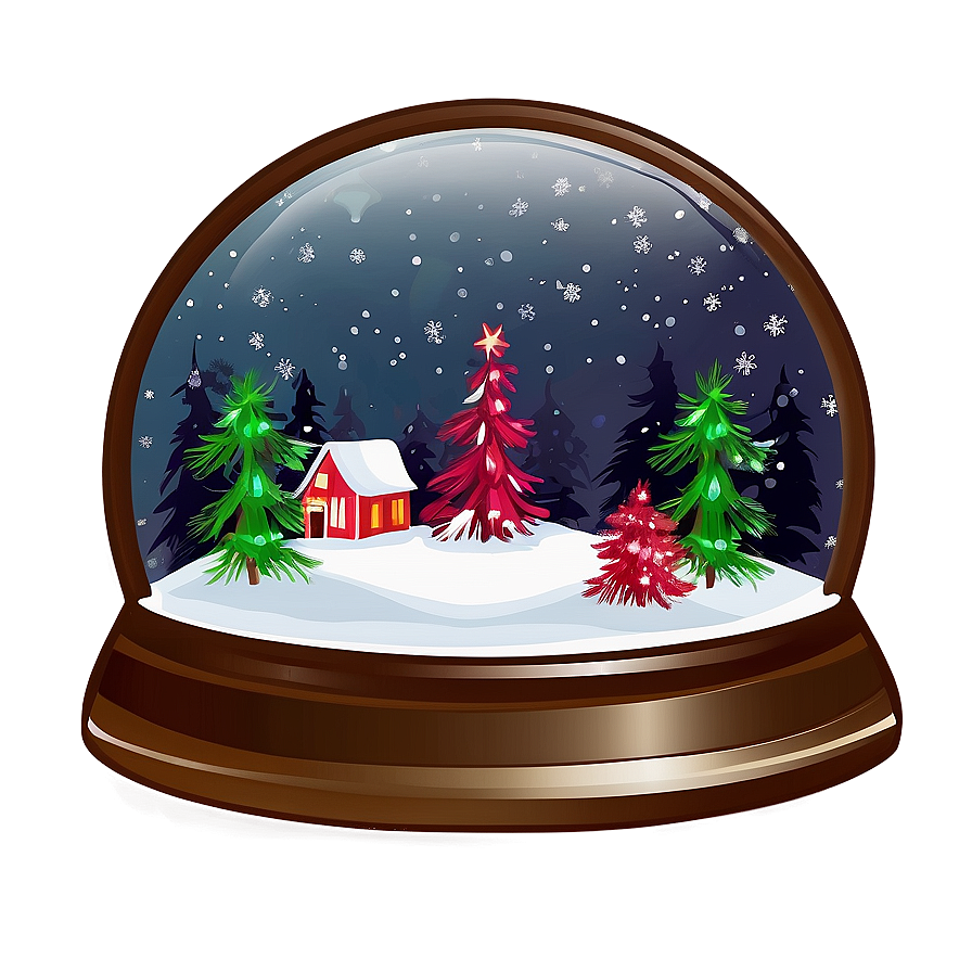 Snow Globe Design Png 54