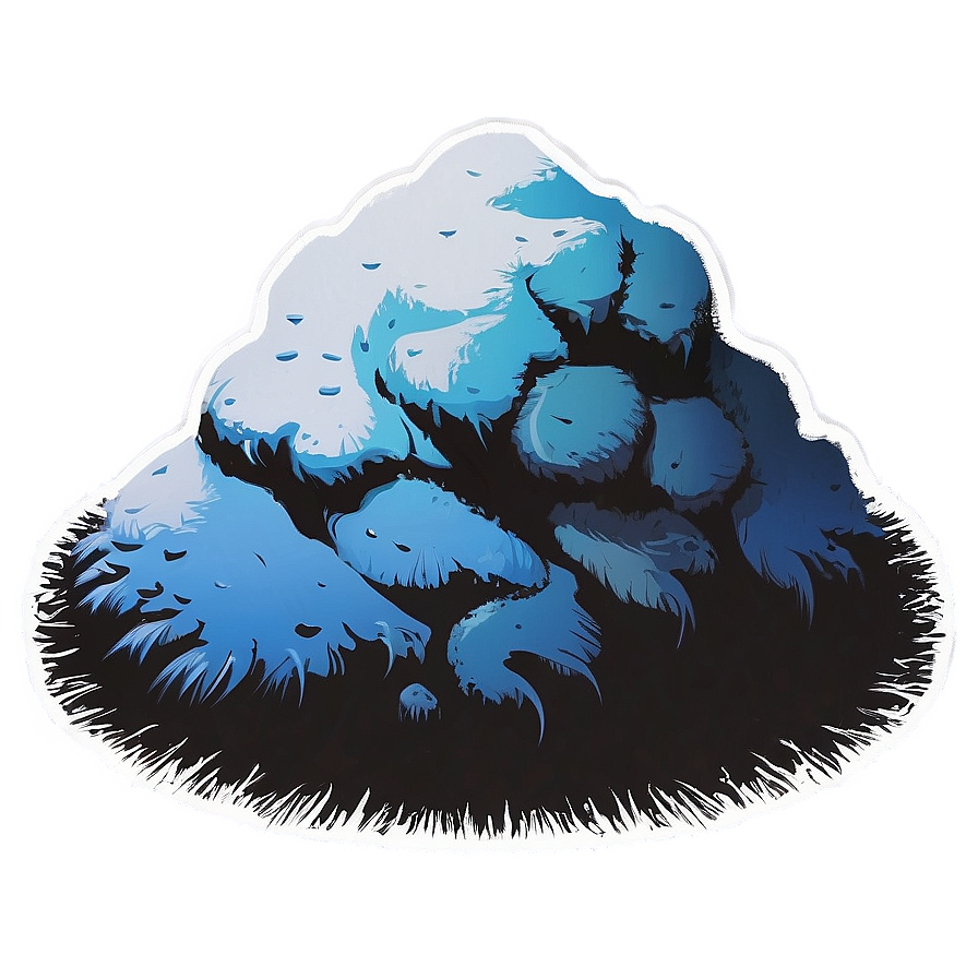 Snow Pile Silhouette Png 38