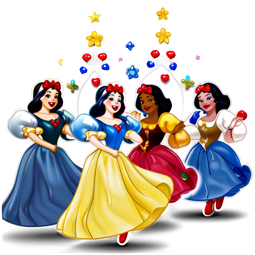 Snow White Celebration Dance Png Hpm87