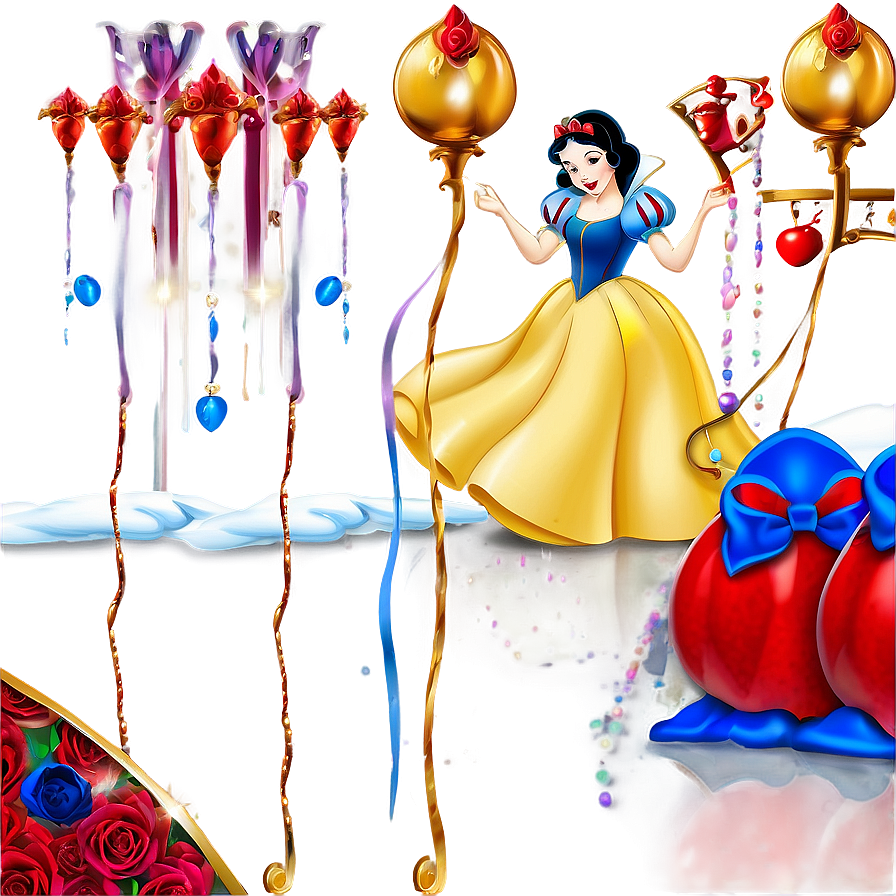 Snow White Royal Ball Scene Png 05062024