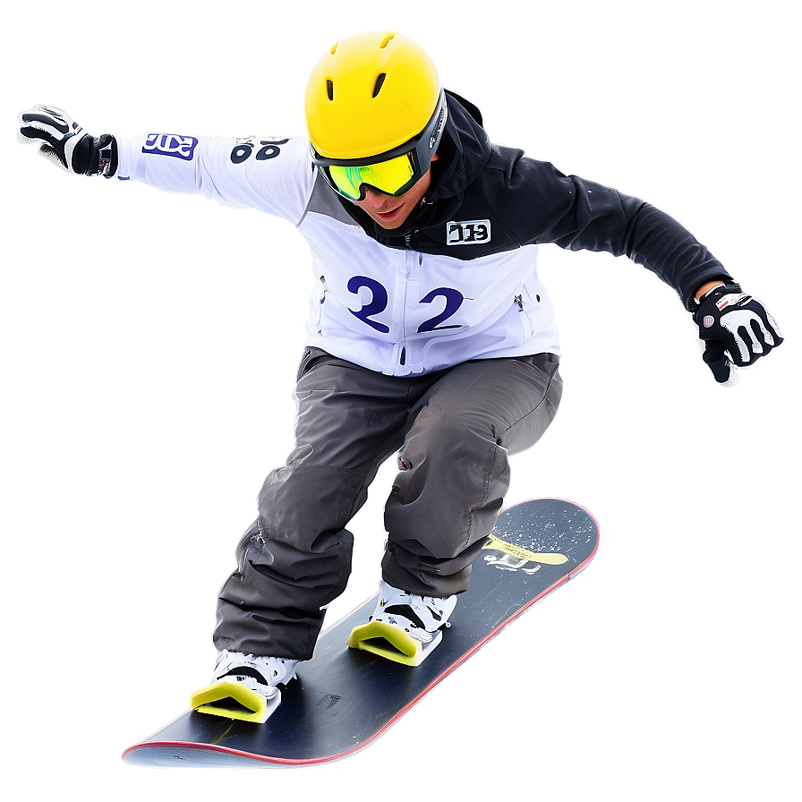 Snowboarder Racing Png Lhy