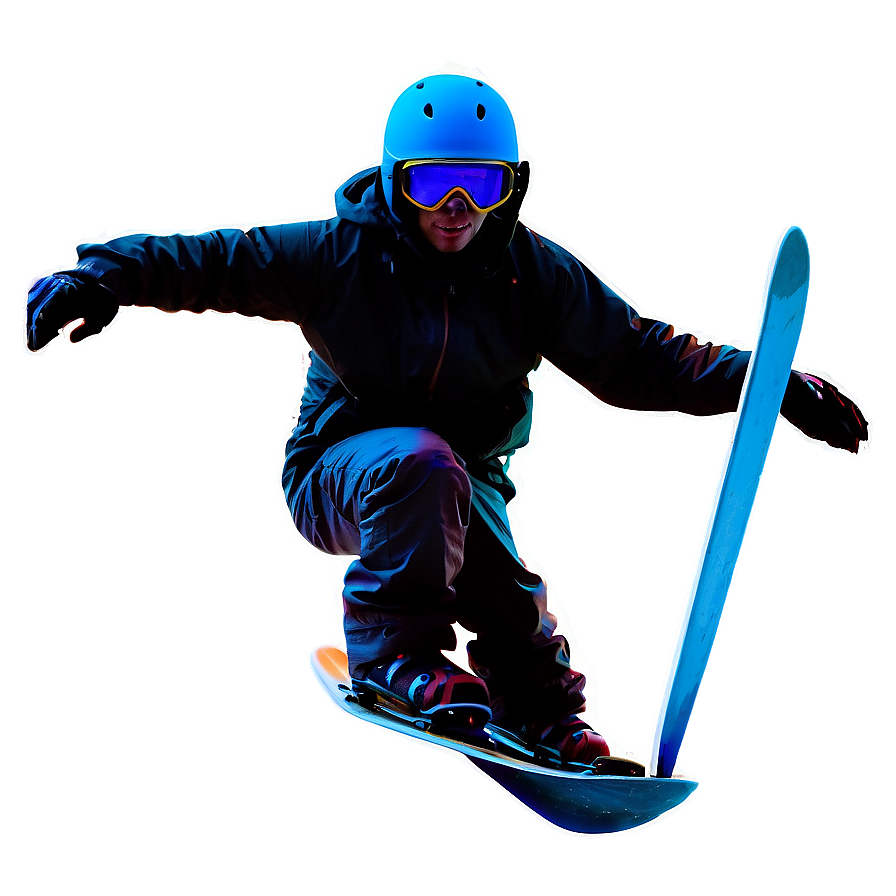 Snowboarder Silhouette Png 26