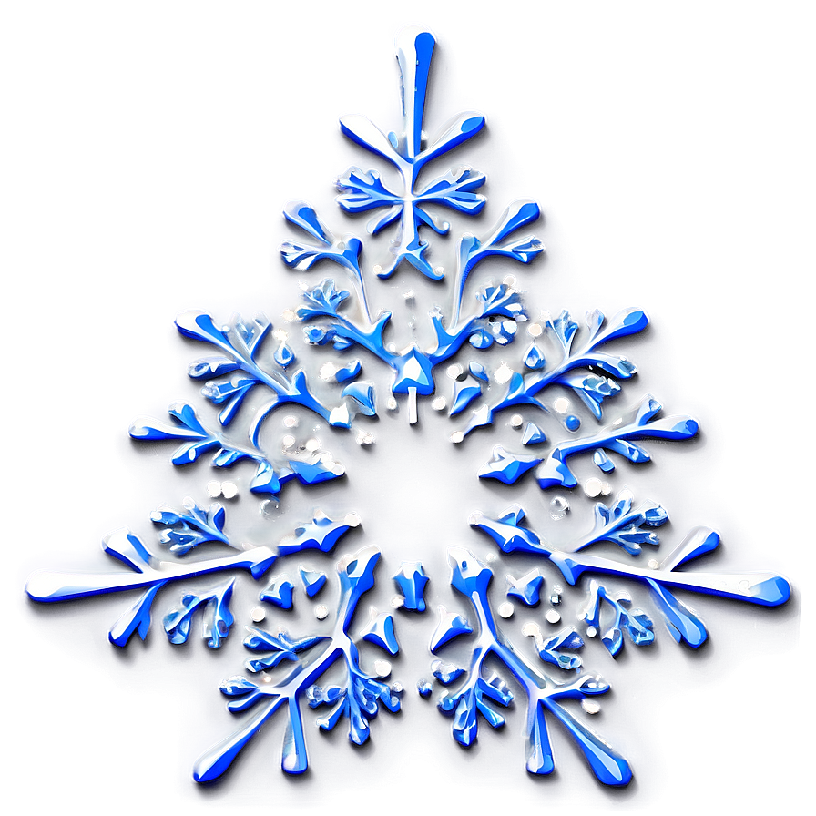 Snowflake Christmas Theme Png 6