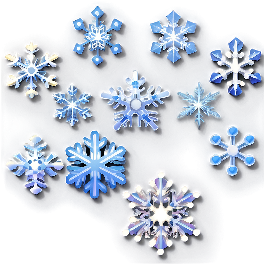 Snowflake Emoji Feature Png 06272024