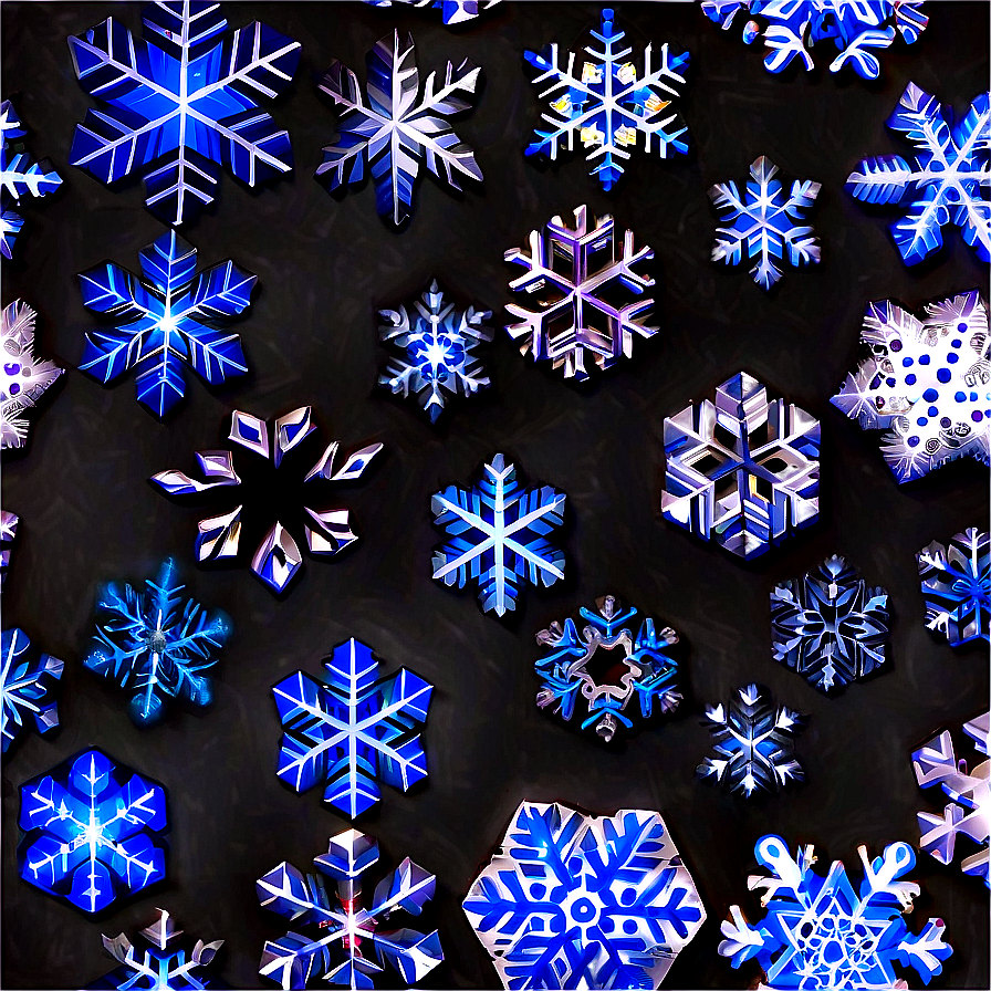 Snowflake Pattern Background Png 05212024