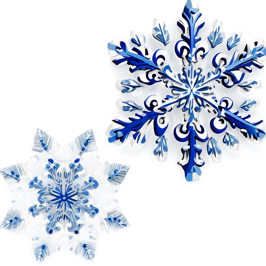 Snowflake Swirl Illustration Png 05252024