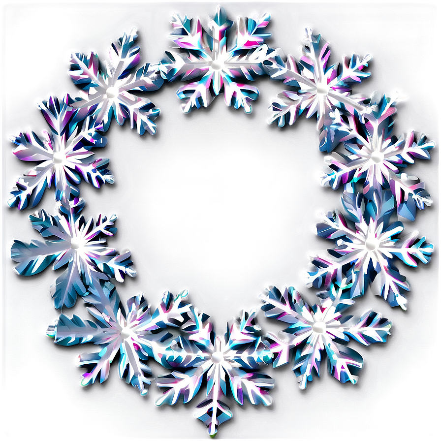 Snowflake Wreath Png 74