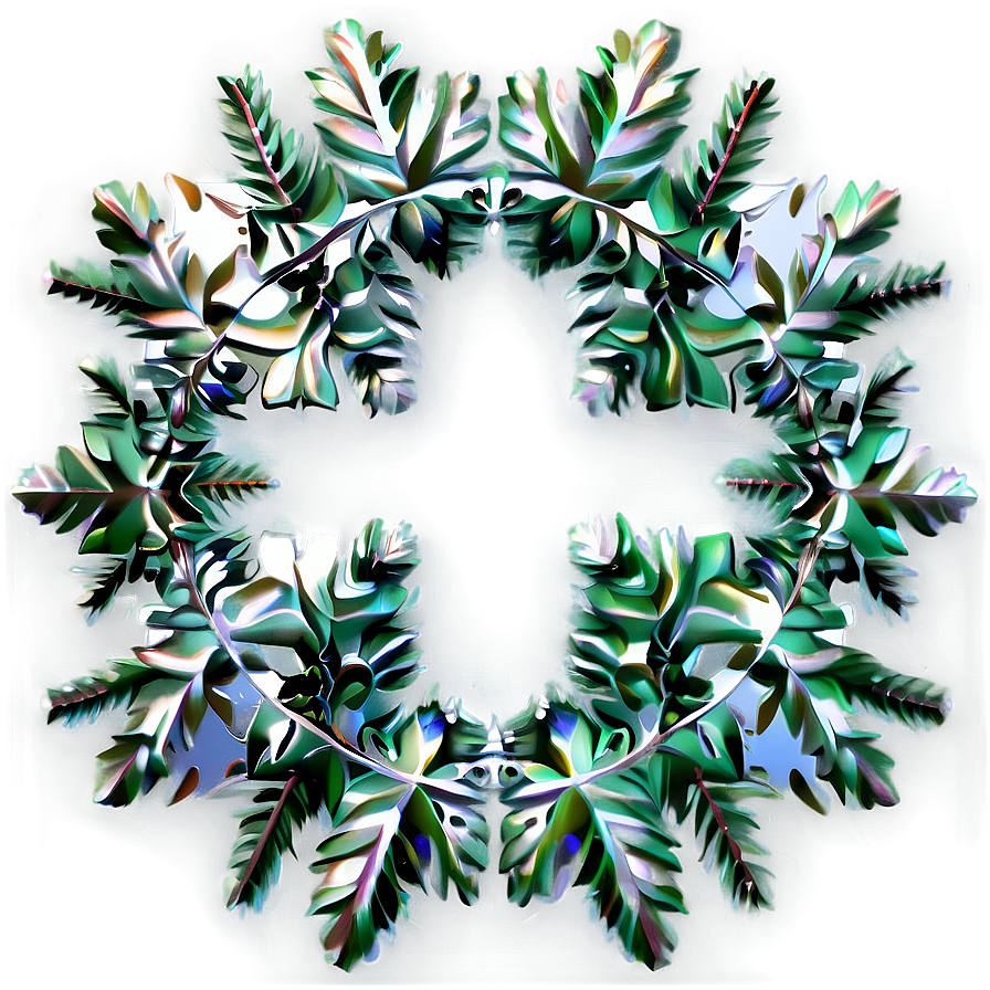 Snowflake Wreath Png Jph