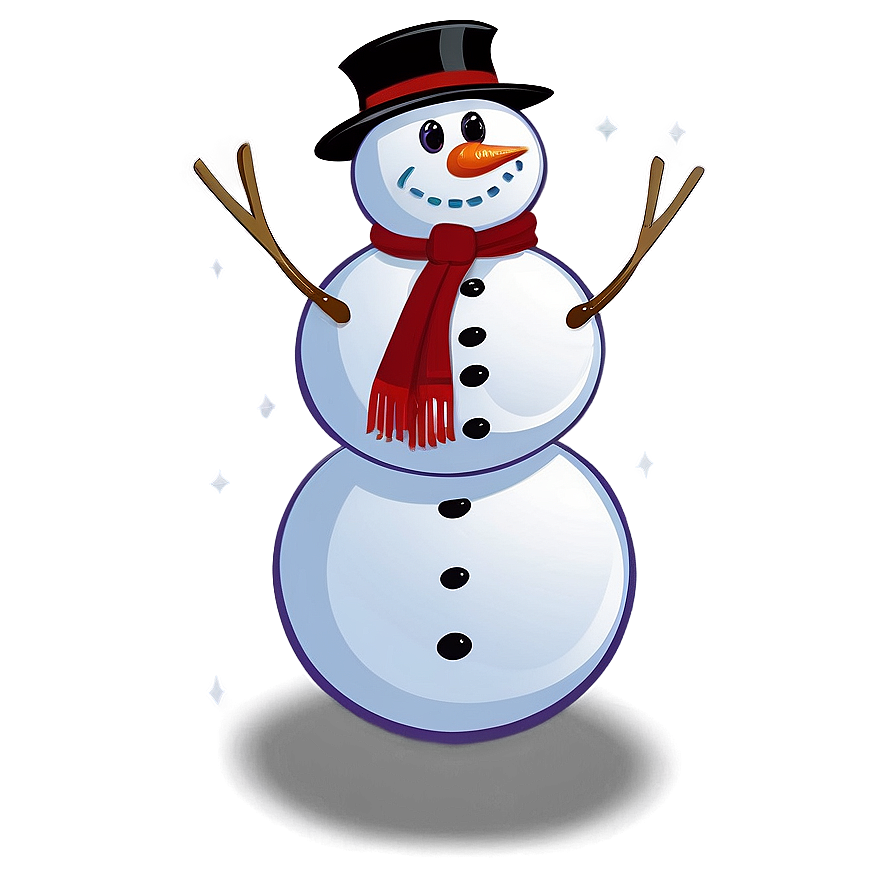 Snowman Cartoon Character Png 89