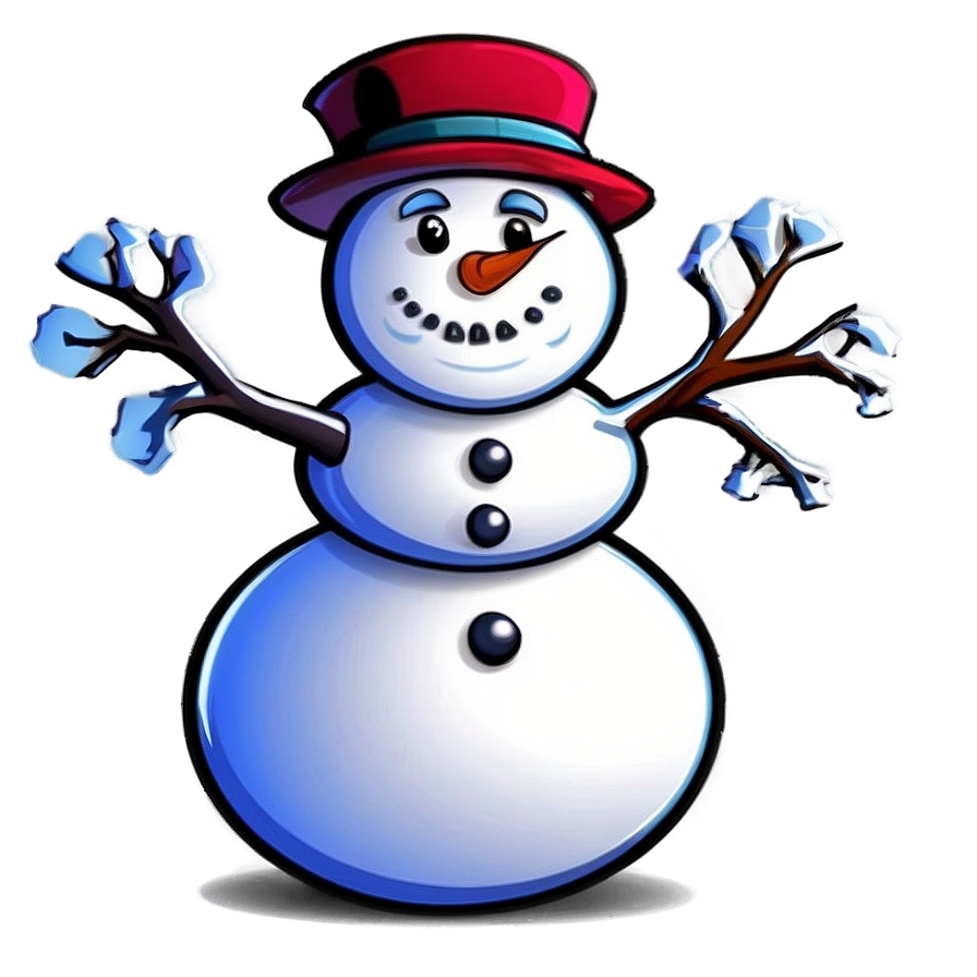 Snowman Cartoon Png 55