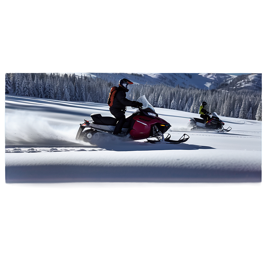 Snowmobile Destination Vacation Png 06252024