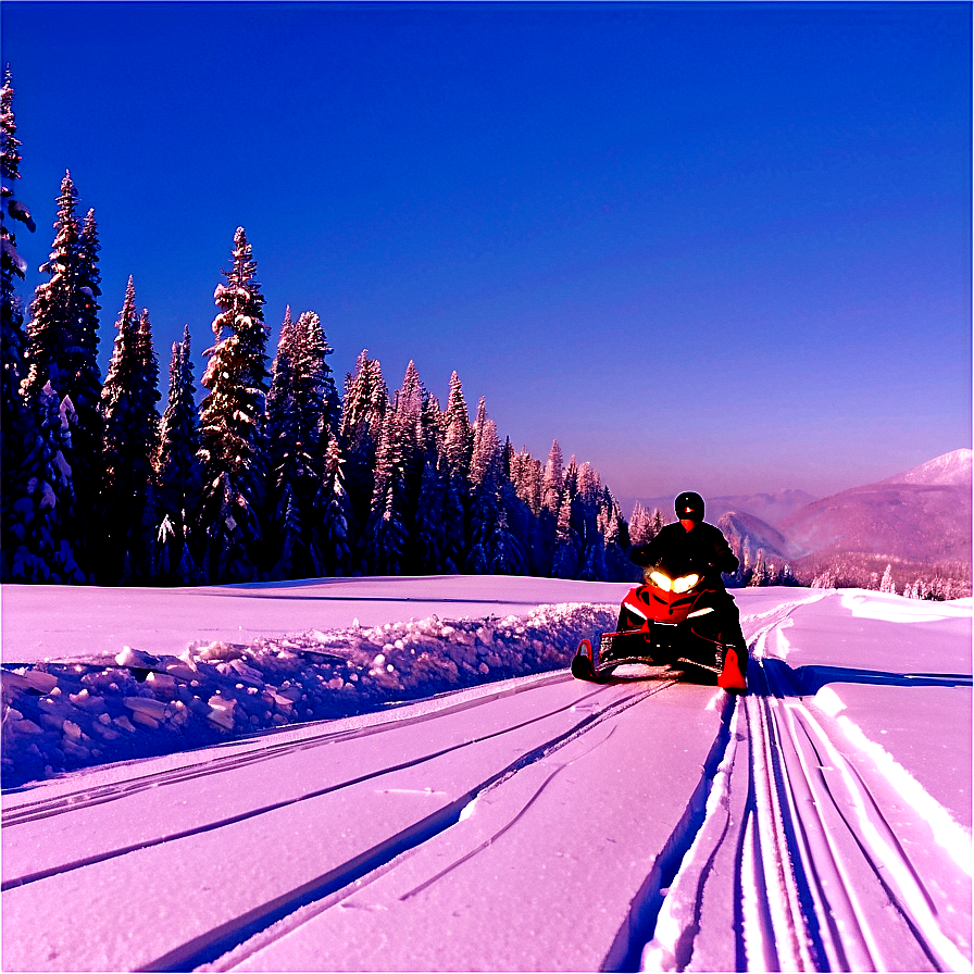 Snowmobile Destination Vacation Png Jno72