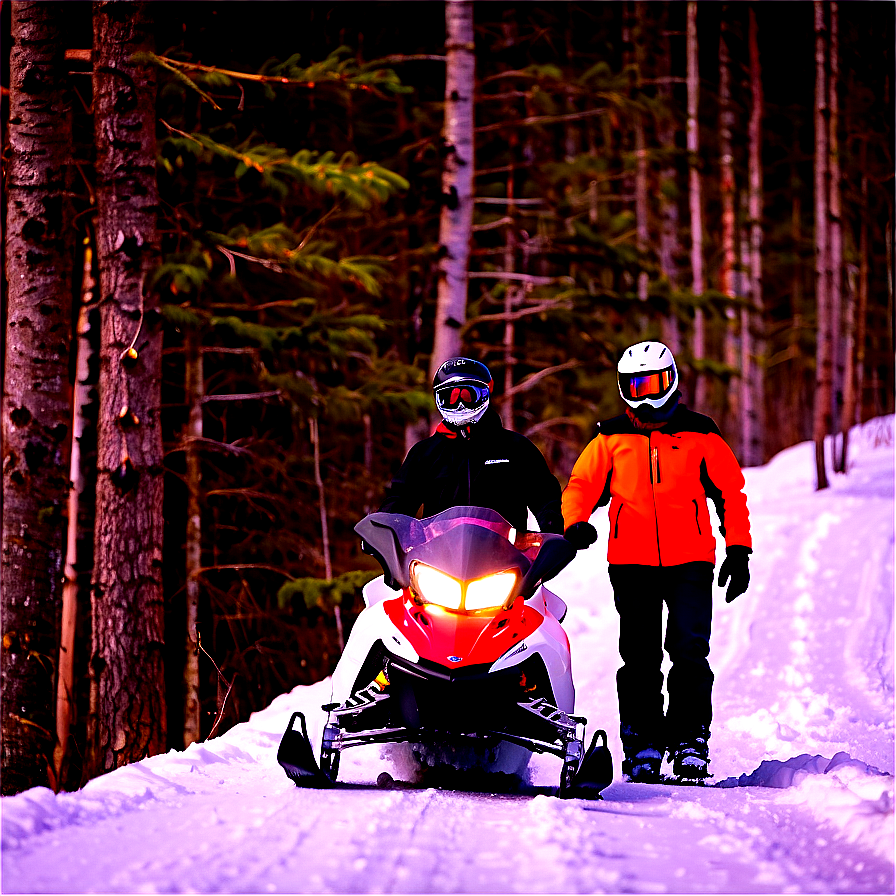 Snowmobile Friendly Trails Png Kfp16