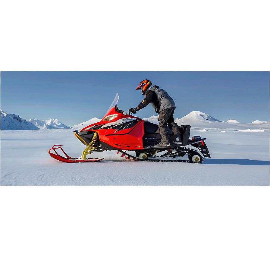 Snowmobile In Arctic Conditions Png 06252024