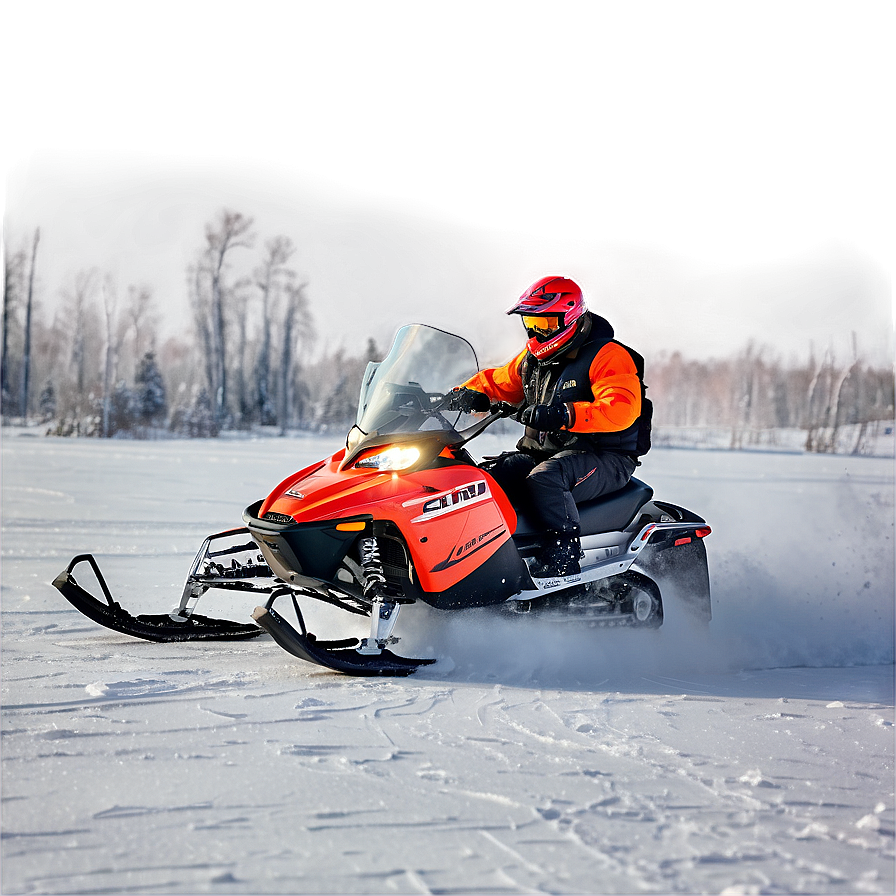 Snowmobile In Blizzard Conditions Png 06252024