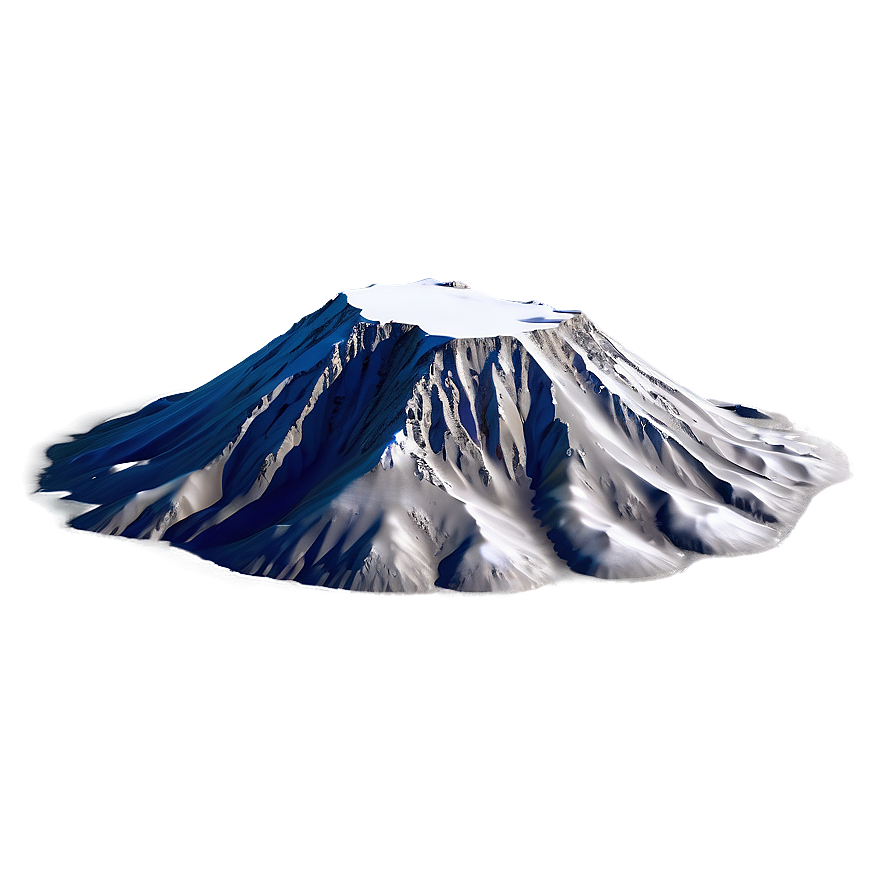 Snowy Crater Mountain Top Png Wus