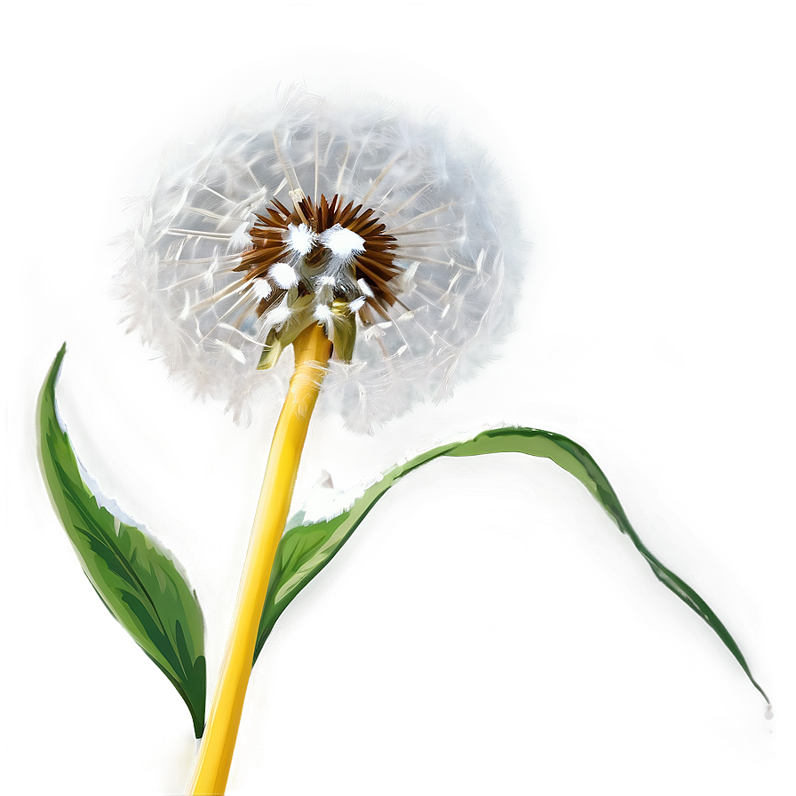 Snowy Dandelion Png Ywj