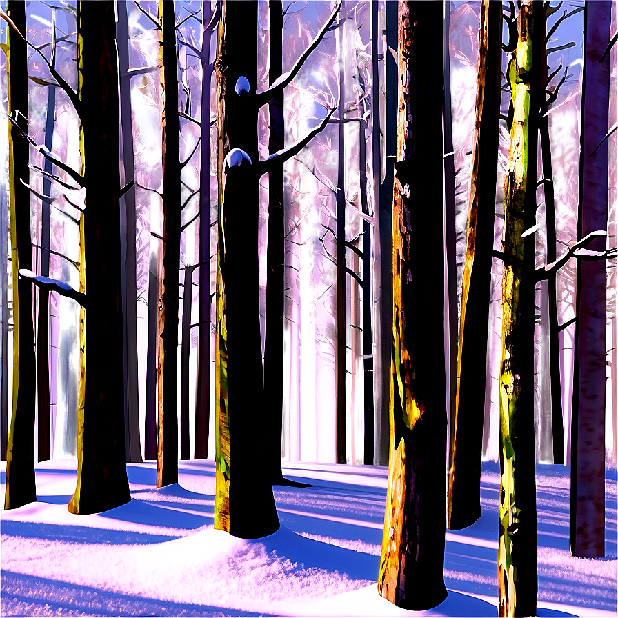 Snowy Forest Transparent Png Wry23