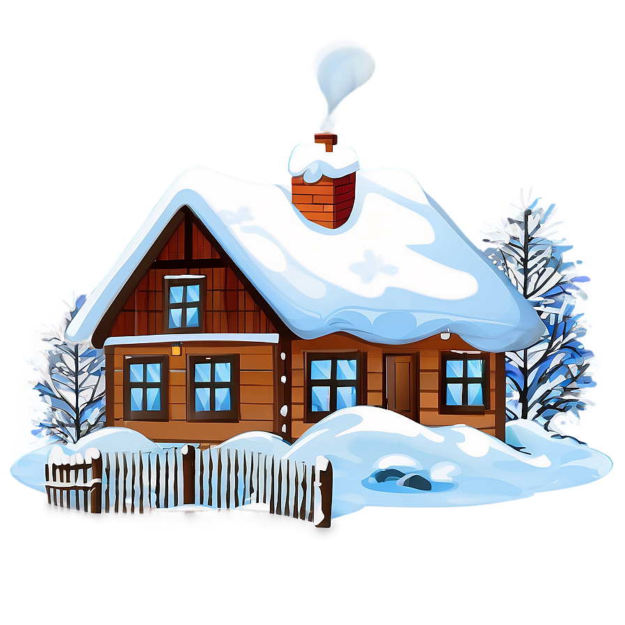 Snowy House Clipart Png Esi66