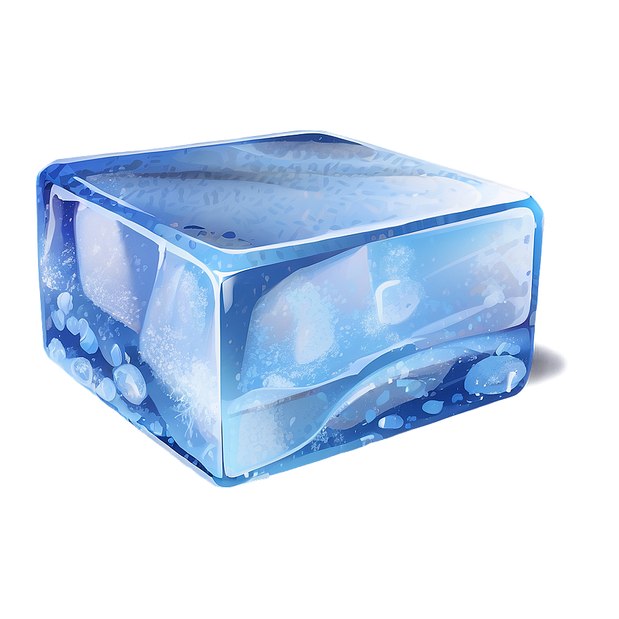 Snowy Ice Block Png 41