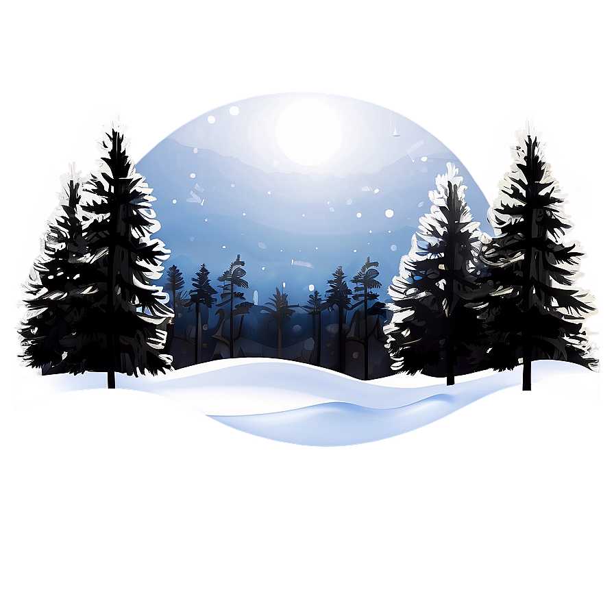 Snowy Landscape Transparent Png 22